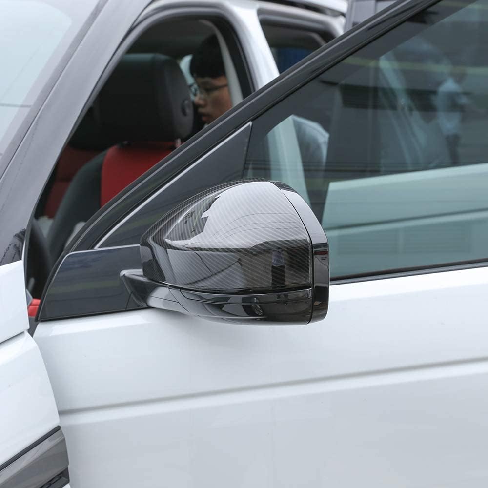 

ABS Rearview Mirror Cover Side Mirror Protector Exterior Decoration for Land Rover Evoque 2016-2019,For Land Rover Discovery Sport 2015-2019,For