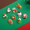 Diy Christmas Cartoon Ornament Waterproof Resin Crafts Accessories Children Gifts For Christmas