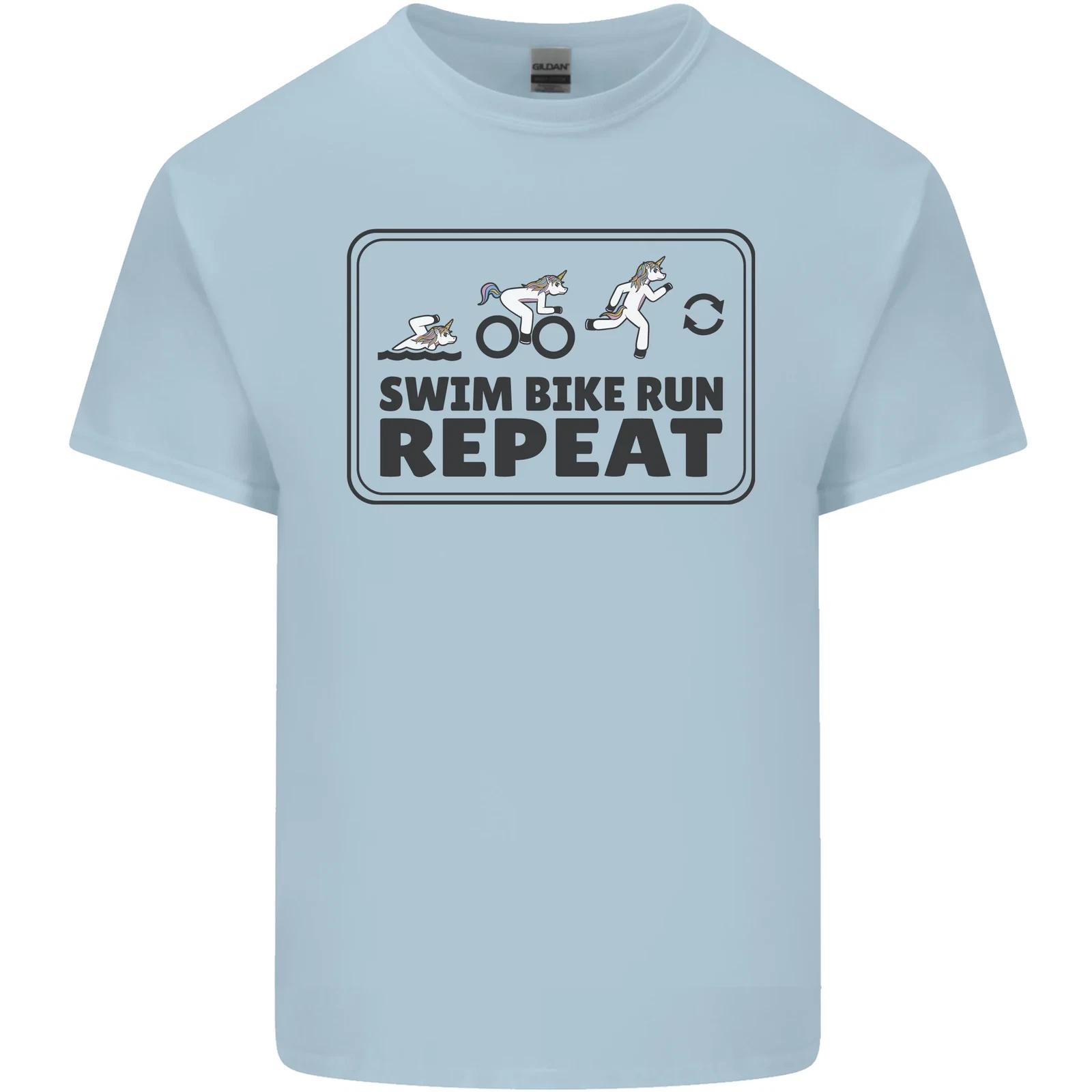Unicorn Triathlon Running Swimming Cycling Kids T-Shirt Childrens 3XL