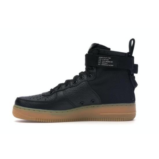 Nike Air Force 1 SF Mid Schwarz Gummi - 917753-003