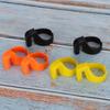 12PCS Plastic Thimble Thread Cutter Ring Sharp cutter Finger Ring cutter  Hand Sewing