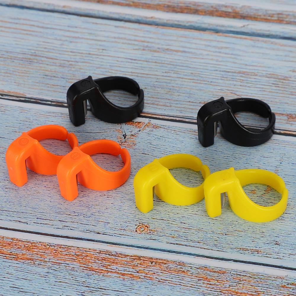 12PCS Plastic Thimble Thread Cutter Ring Sharp cutter Finger Ring cutter Hand Sewing