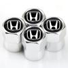 4PCS Metal Car Wheel Tire Valve Caps Stem Cover Car Accessories For Honda Civic XR-V HR-V City Accord Odyssey Spirior CRV Jazz akg256