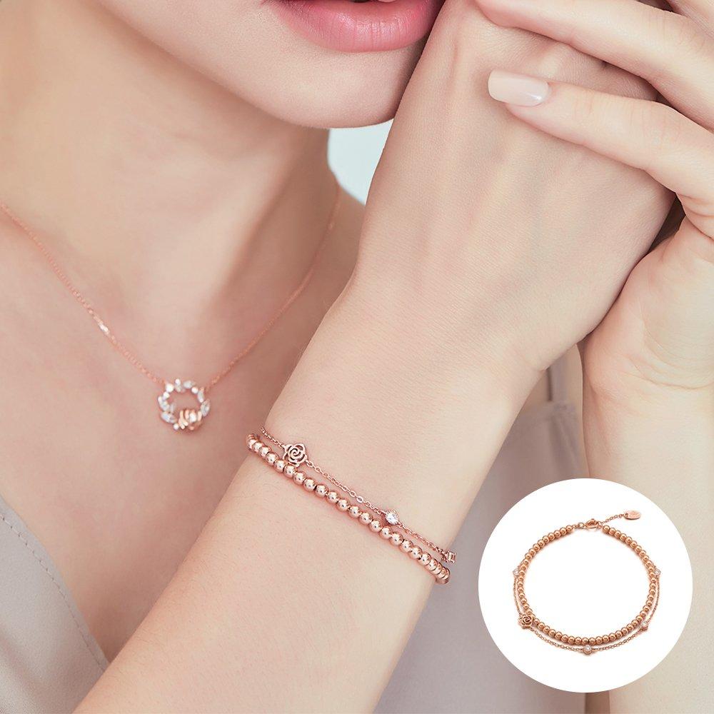 [Rosemont] Silver Bracelet Rc0024