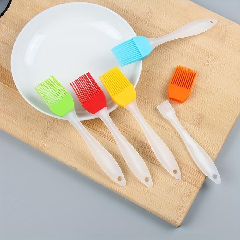 3 Pcs Silicone Brush High Temperature Barbecue Brush Baking Brush Cake Smudge Tool