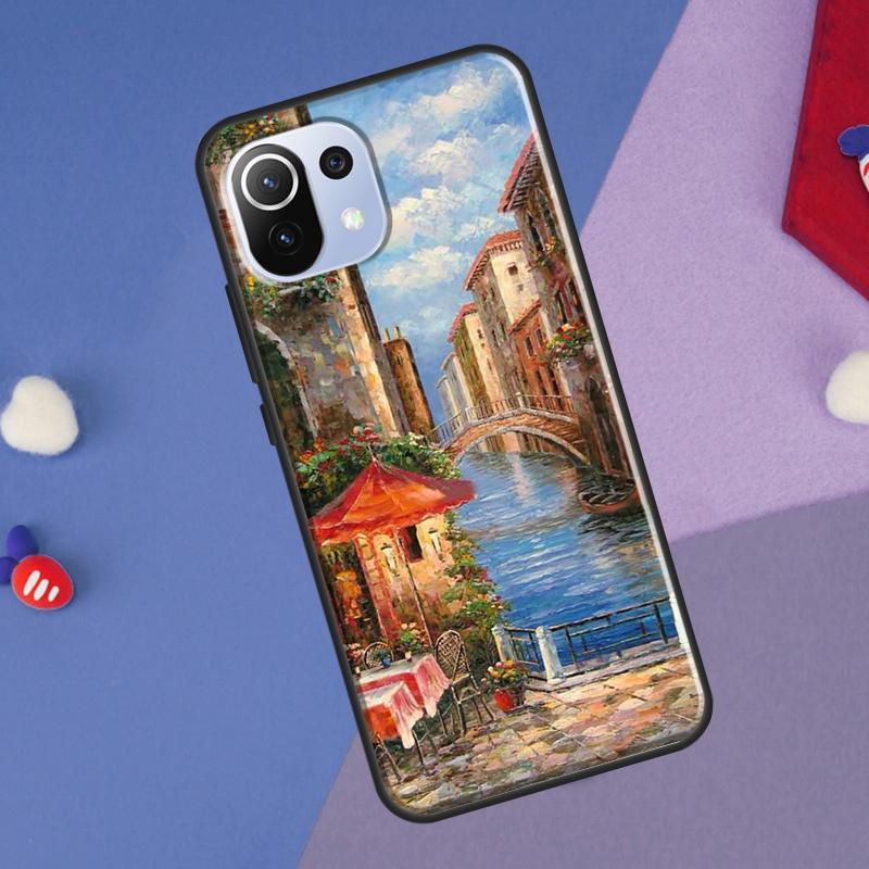 Travel italy Street Venice Cover For Xiaomi 14 Ultra 13 11T 12T 13T 14T Pro POCO X7 X6 Pro X3 X5 F3 F5 M6 F6 Pro Case