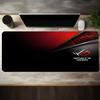 1pc Large Gaming Mouse Pad with Red Black ROG Design Non-Slip Durable Rubber Keyboard Mat for PC Office Decor XXL Desk Accessory