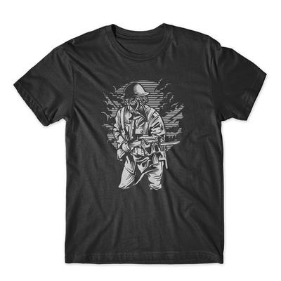 Steampunk Style Soldier T-Shirt 100% Cotton Premium Tee New