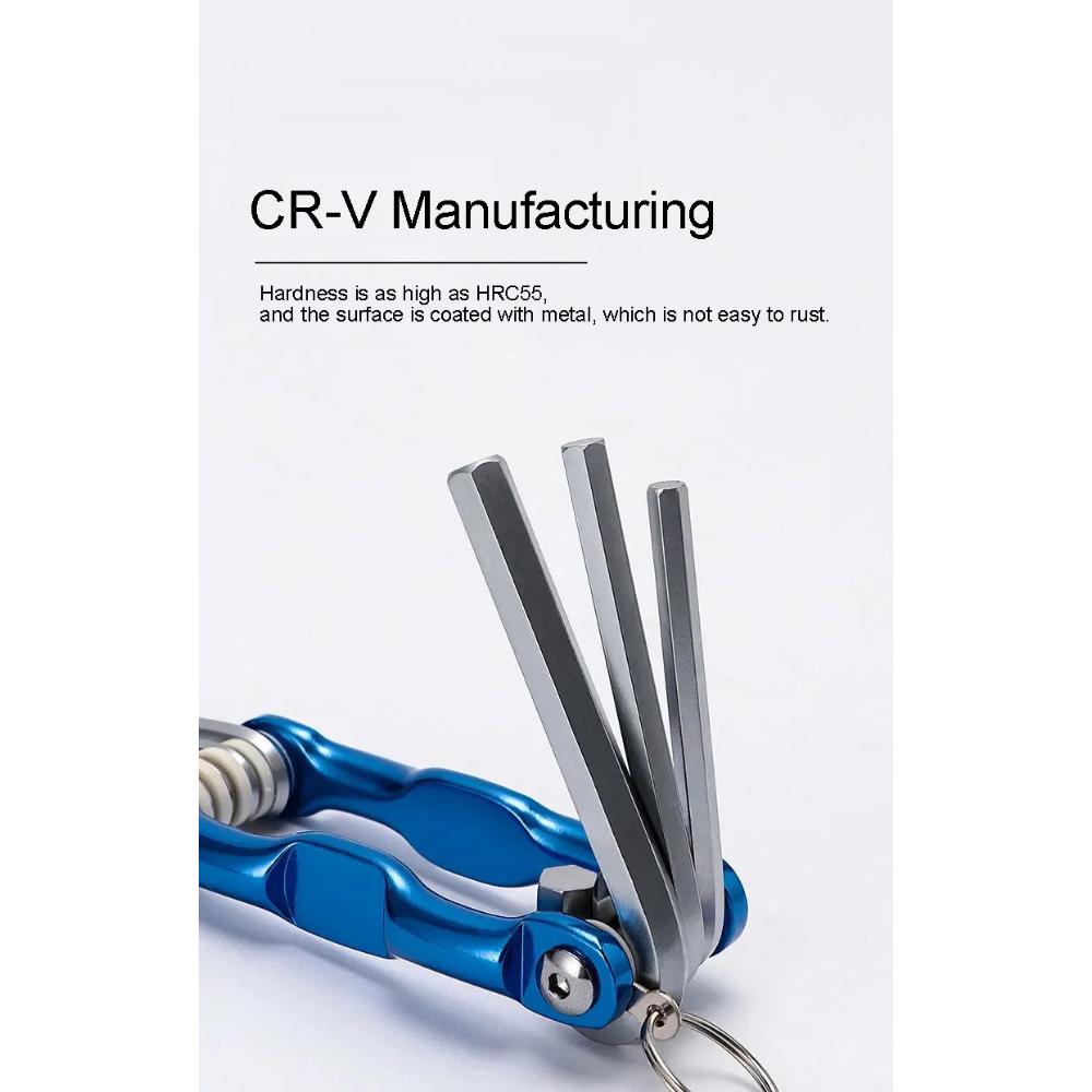 2025 Set Chei Hexagonale Pliabile Portabile Allen Metalic Sistem Metric Torx Hexagonal Cheie Fixă Șurubelniță Cheie Hexagonală Unealtă de Mână de Înaltă Calitate