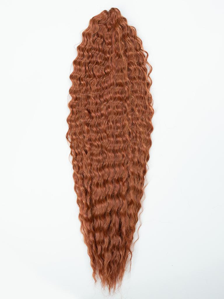Lockiges Tiefwellen-Haar Weiches Synthetisches Lockiges Twist-Häkel-Futura-Zopf-Ariel Anna Jessica Brasilianische Glückliche Haarverlängerung