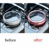 For BMW 3-Series G20 - Red Aluminum Alloy Car Multimedia Knob Cover Trim