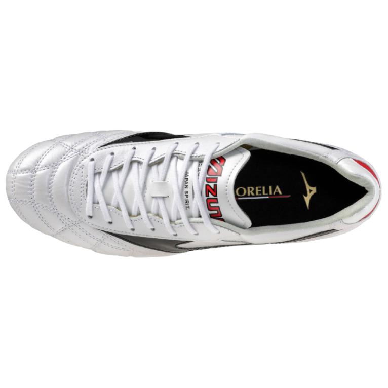 Mizuno Morelia 2 Japan Comfortable Versatile Soccer Shoes Unisex Soccer Shoes Silver Gray P1GA250209