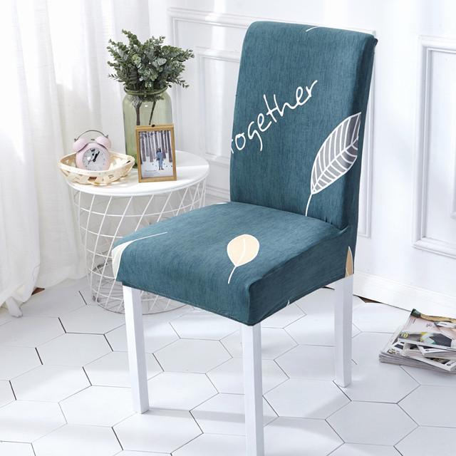 

Stretch Chair Cover Spandex Stretchy Dining Seat Protector For Banquet Wedding Restaurant Hotel Anti -Dirty Removable Housse De Chaise for Home Universal Size