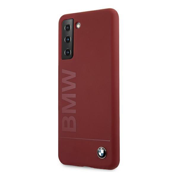 Case Bmw Bmhcs21Mslblre S21+ G996 Red Hardcase Silicone Signature Logo