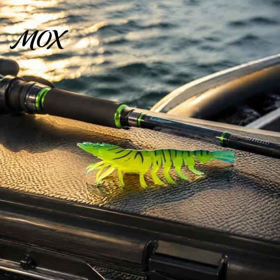 Glitter Shrimp Lure 9.5cm/4.8g TPE Soft Bionic Bait, Realistic Lure, Simulation Fishing Lures Prawn Swim Bait for Freshwater Saltwater Trout