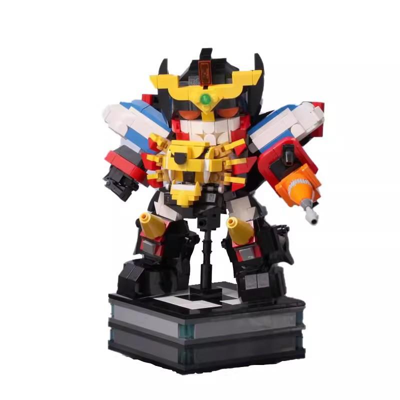 

M Building Block Is Compatible With Lego Tv Animation King Of The Brave Gaogaigar Creative Assembly Sd Mecha Model