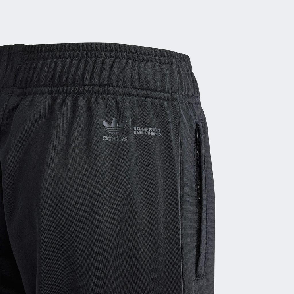adidas Originals X Hello Kitty Pantaloni Drepți Imprimați cu Anime SST Pantaloni pentru Copii Negru IM8592