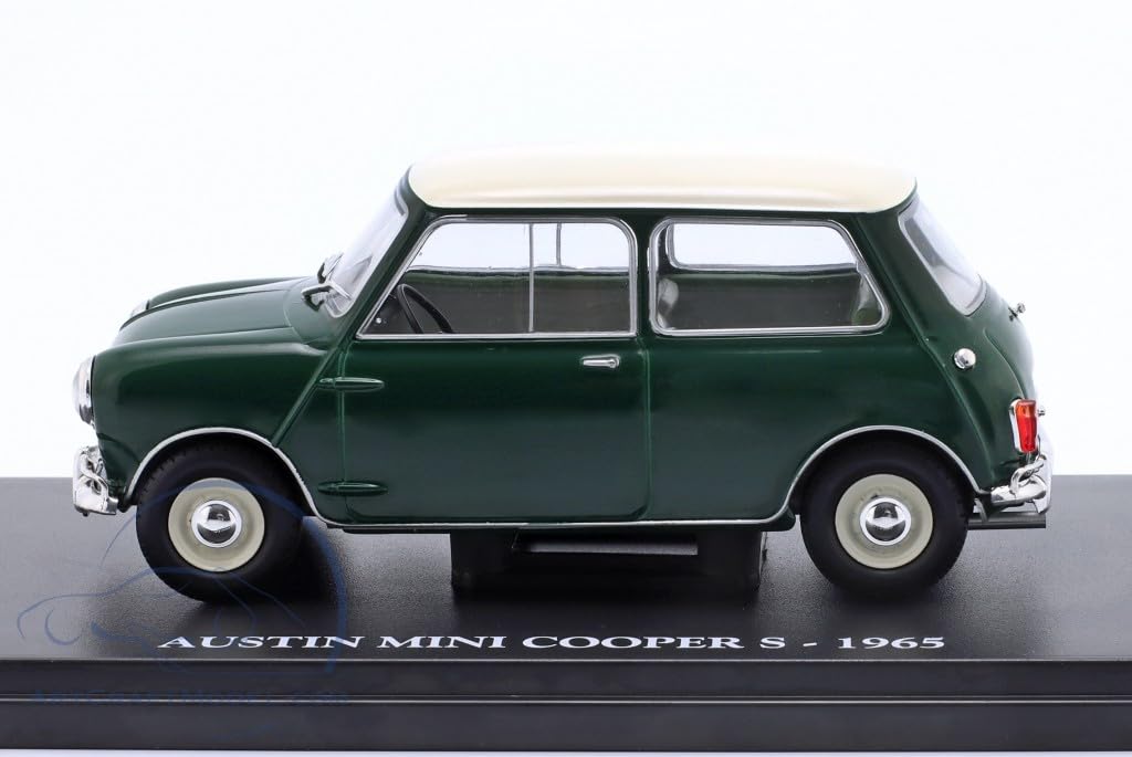 scale Austin Mini Cooper S MINI 1965 1/24 (Green/White)