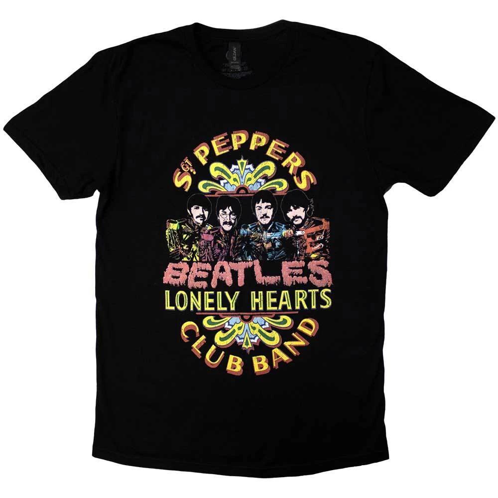 The Beatles Sgt Pepper 2 Merchandise Tshirt Black New S