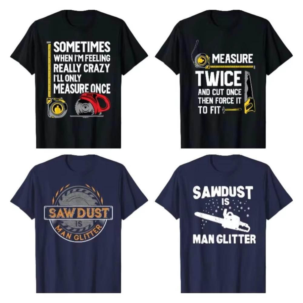 

Measure Cut Swear Repeat - Woodworking Woodworker T-Shirt XXXXXL небо синє кольору