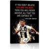 AMART SUN Football Sports Decor  Superstar Quote Poster Inspirational Canvas Wall Art  Motivational Artwork Modern Home