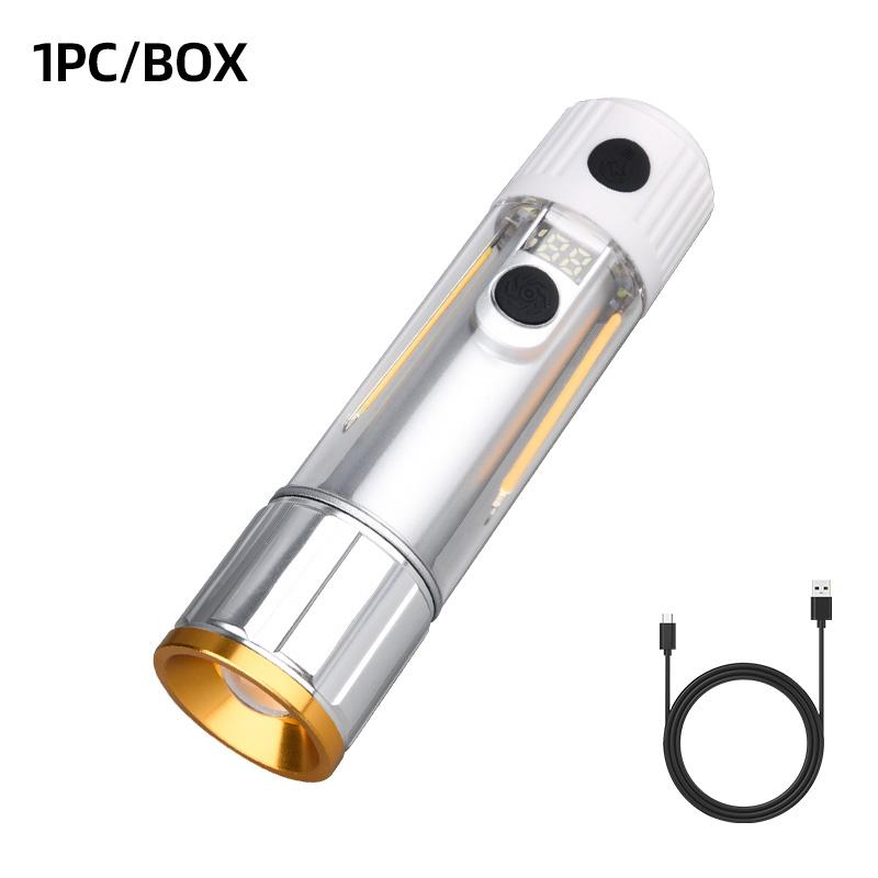 LED digital display multi-purpose travel camping lights work lights can be switched to support UBS charging.