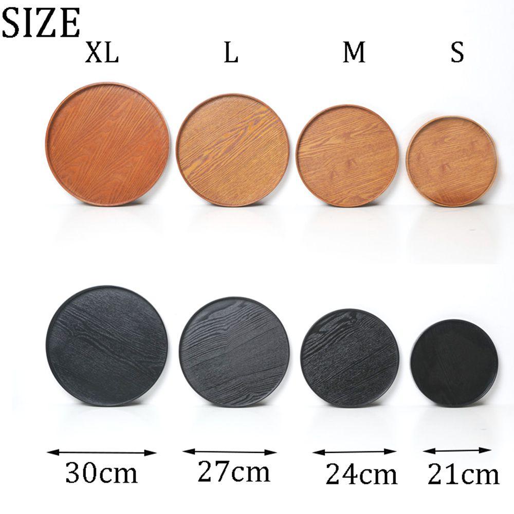 Traditional for Coffee Table Chinese Style Storage Trays Salad Bowl Platter Tea Tray Snack Plate