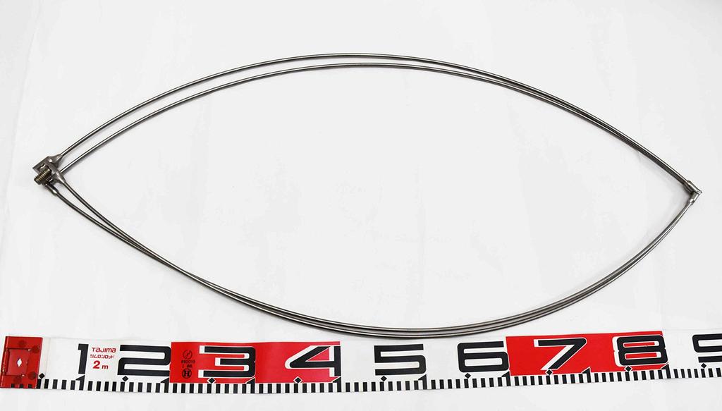 64 titanium 120cm ball frame Ultra compact landing net Four-fold (120cm)
