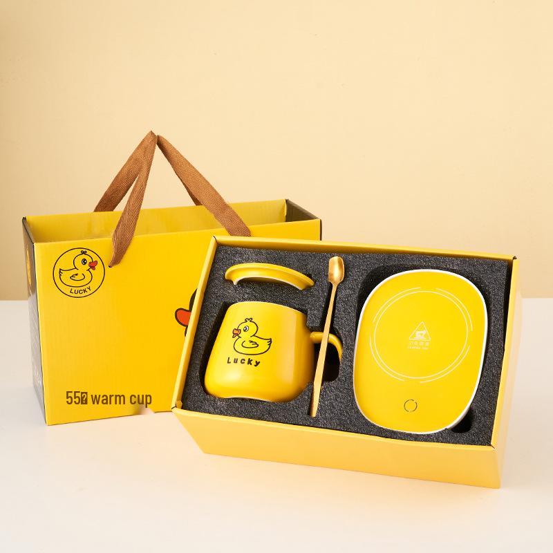 Temperature-Regulating Ceramic Coffee Cup Gift Set for Customers & Employees