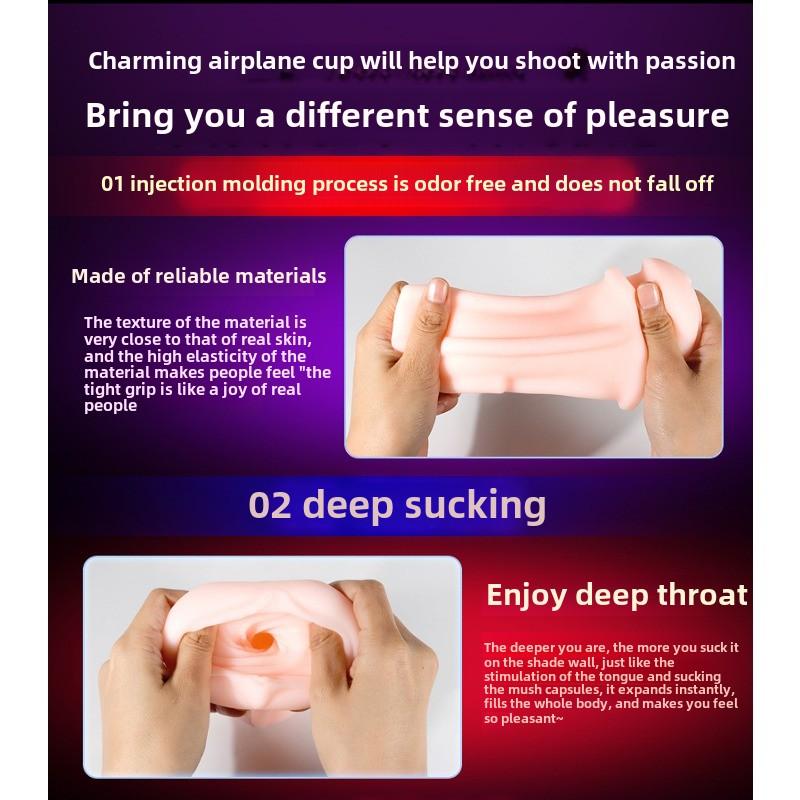 Phantom Airplane Cup Male Penis Trainer Inverted Mold Masturbator Adult Erotic Sex Product