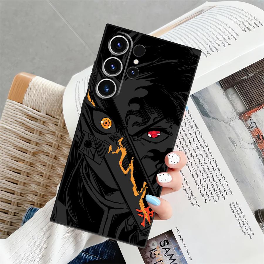 Soft Back Phone Cover Case for Samsung Galaxy S20 S25+ S22 S24+ S25 Ultra S23 FE S24 Plus S9 S21 Hot Demonss Anime Slayers