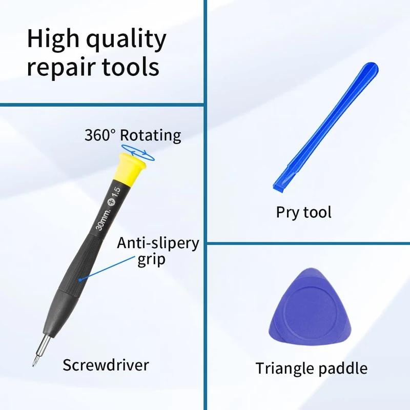 Analog Thumbsticks Replacement Joystick Caps Repair Kit For PS5 DualSense Controller, Screwdriver Tool Game Controller Spare Par