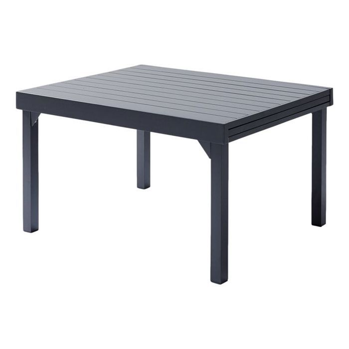 Salon de jardin Ensemble Modulo T 6/10 + F 6 + C 4 Full Alu Gris Wilsa Garden