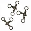 3 Way 100pcs Cross Line Barrel Fishing Swivels Tturn Triple Swivel Connectors