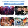 1pc Outdoor Cold Insulated Bottle Bag PVC Red Wine Handbag, Ice Bag, Gift Bag Beer, Ice Wine Bag
