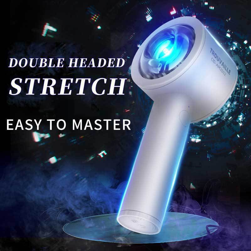 Double Ring Vibrating Cock Ring for Men, 9 Modes, Silicone Waterproof Magnetic USB Recharge Delay Toy, Private & Washable Design