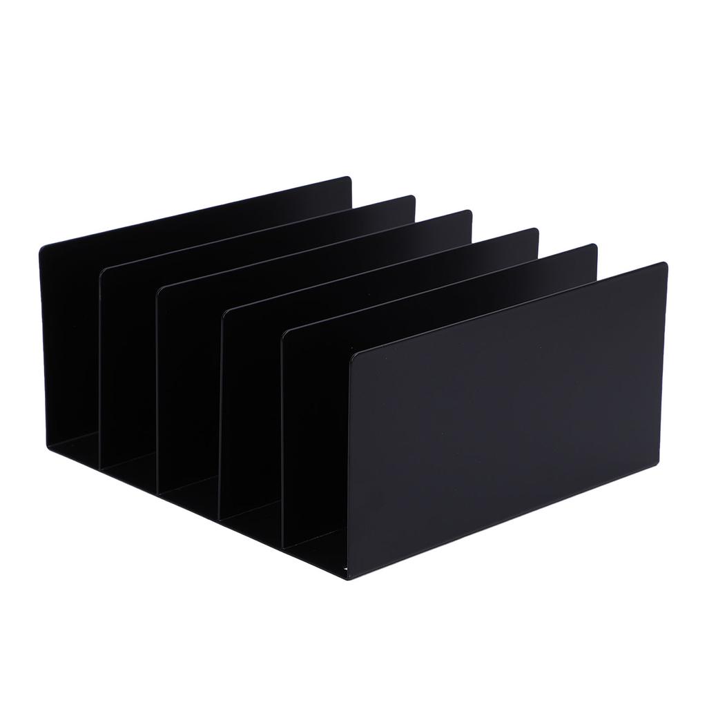 Desktop Aktenorganizer 5 Fächer Eisen Integriert Tragbarer Akten-Sortierer Organizer für Zuhause