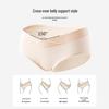 Langsana Women's Low-Waist Pure Cotton Antibacterial Maternity Underwear