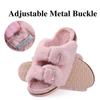 Fashion Litfun Winter New Women's Slippers Leisure Non-slip Outdoor Slides Cork Insole Slip On Cozy Women's Sandals With Arch Support