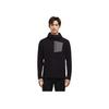 Anta Champion Outdoor Series Color Block Zipper Hooded Comfortable Breathable Versatile Casual Jacket Men Jackets Basic-Black Castle-Gray 152510719-3