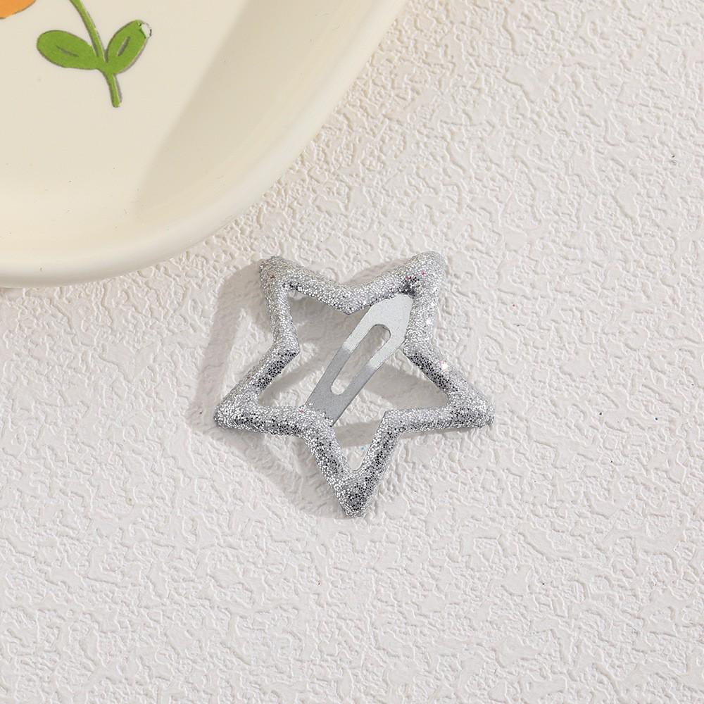 Children's Candy Color Star Hair Clips - Small Size BB Bangs Accessories