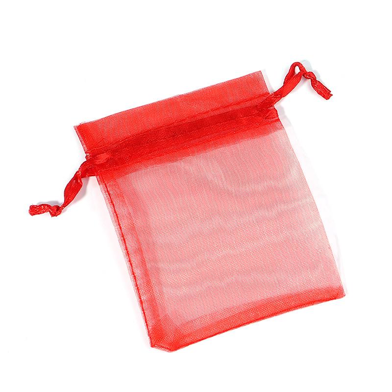 10Pcs Single Color Wedding /Ornament/Gift Wrap Yarn Bag Organza Bags Tulle Drawstring Bag Jewelry Pouches Packing Wholesale