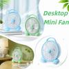 Low Noise Portable Small Table Fan Compact Design Quiet Personal Cooling Fan  Dorm