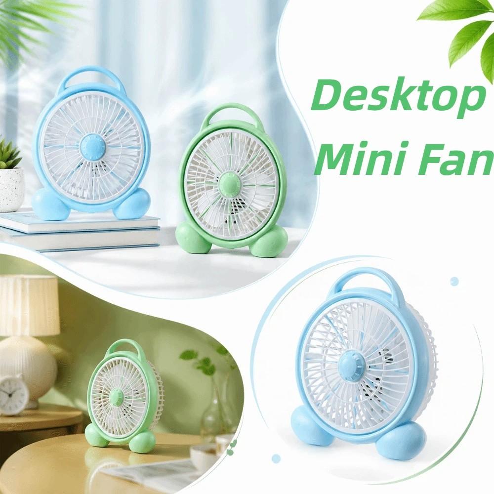 Low Noise Portable Small Table Fan Compact Design Quiet Personal Cooling Fan  Dorm
