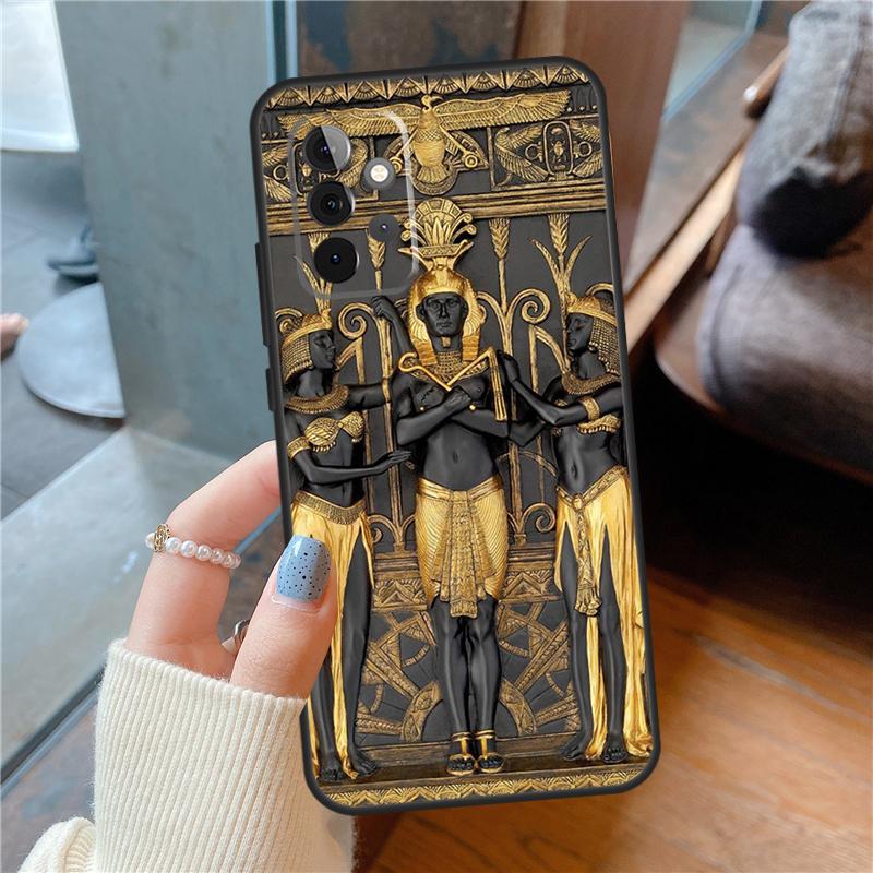 Egypt Pharaoh Mural Case For Samsung Galaxy A54 A34 A14 A53 A33 A73 A13 A51 A71 A12 A22 A32 A42 A52 A50 Back Cover