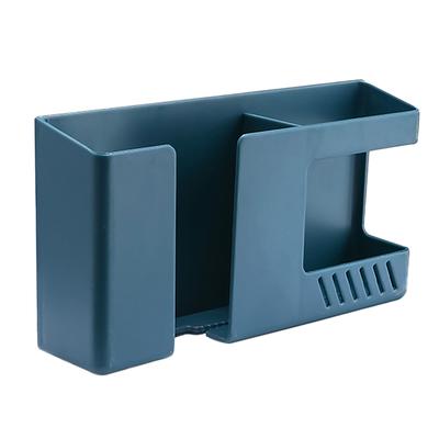 Wall Mount Organizer Sturdy ABS Cable Slot Simple Stylish Easy To Install Wall Remote Holder for