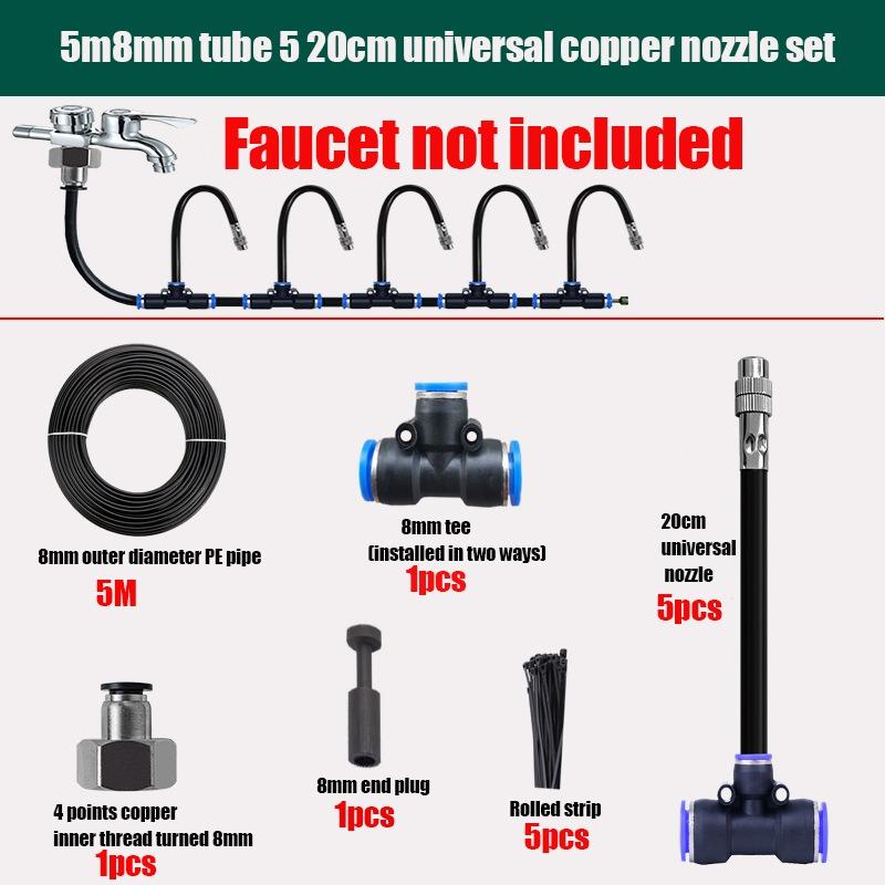 Universal spray head atomized watering garden garden automatic flower watering tool