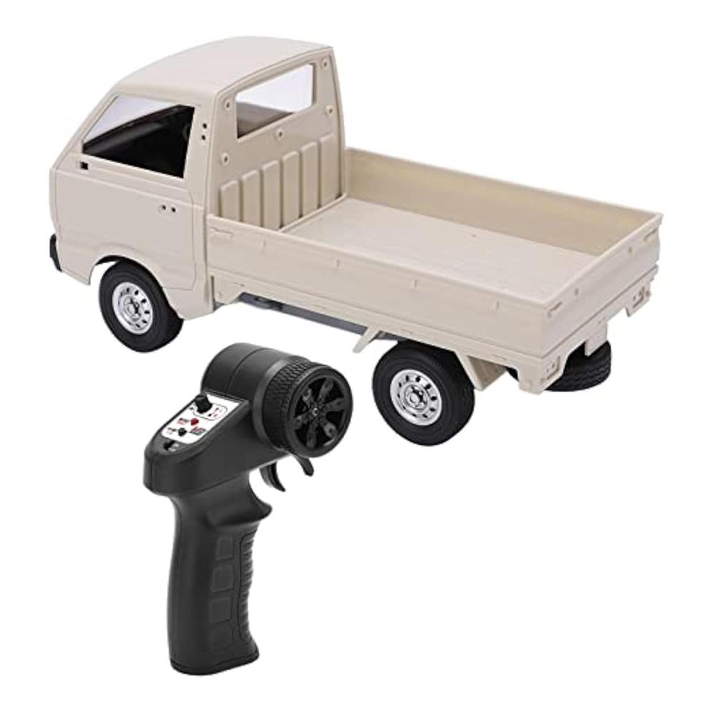 1:16 Small Remote Control Truck with LED Lights RC Electric Truck Toy Model 2.4 GHz RC Simulation Climbing Truck Gift for Kids