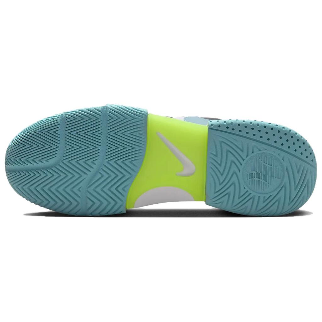 NikeCourt Lite 4 White Armory Navy Denim Turquoise Volt FD6574-101 Men's Tennis Shoes