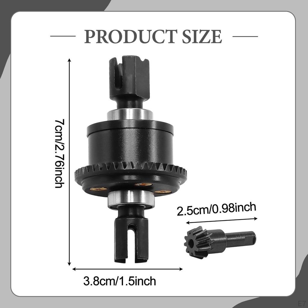 43T+10T Front & Rear Split Differential Assembly Accessories Car Parts Metal